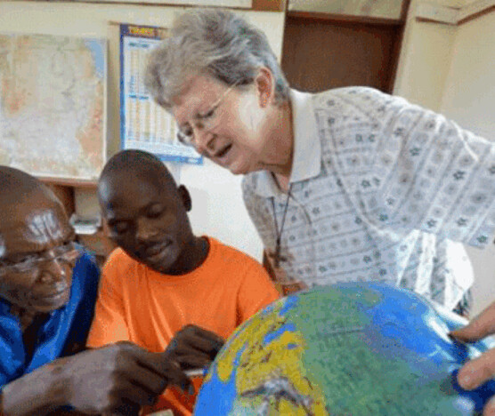 Carolyn Buhs SNDdeN educates future teachers in South Sudan. 900x600 1
