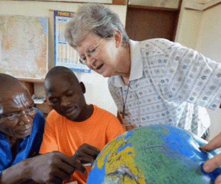 Carolyn Buhs SNDdeN educates future teachers in South Sudan. 900x600 1