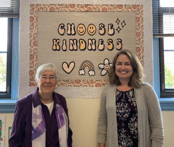 Sr Louise Kearns and Michelle Persson Reilly (executive director) - julie family learning program