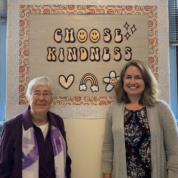 Sr Louise Kearns and Michelle Persson Reilly (executive director) - julie family learning program