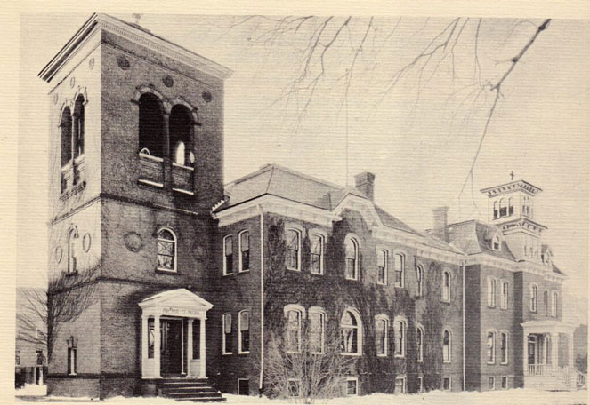 1854 Holy Name School and Convent, Chicopee Mass.