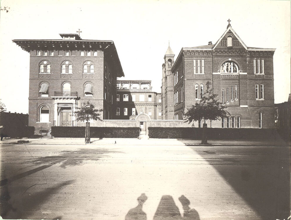 1873 Photo is around 1910 Convent at school at North Cap & K St DC AndAND2As