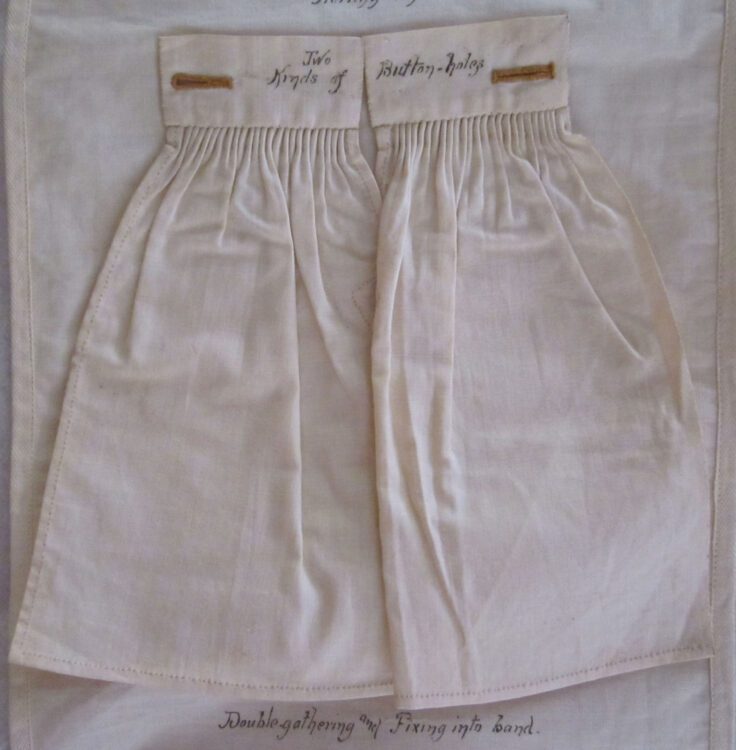 1887 Sr. Sabina Grade 7 embroidered apron