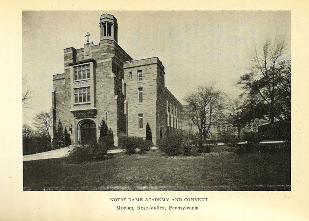 1902 Notre Dame High School and Convent in Moylan, PA date of phoo unknown... Formerly Academy 0192 001