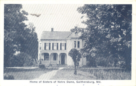 1925 exact date unknown GaithersburgMDConventExteriorPostcard2As