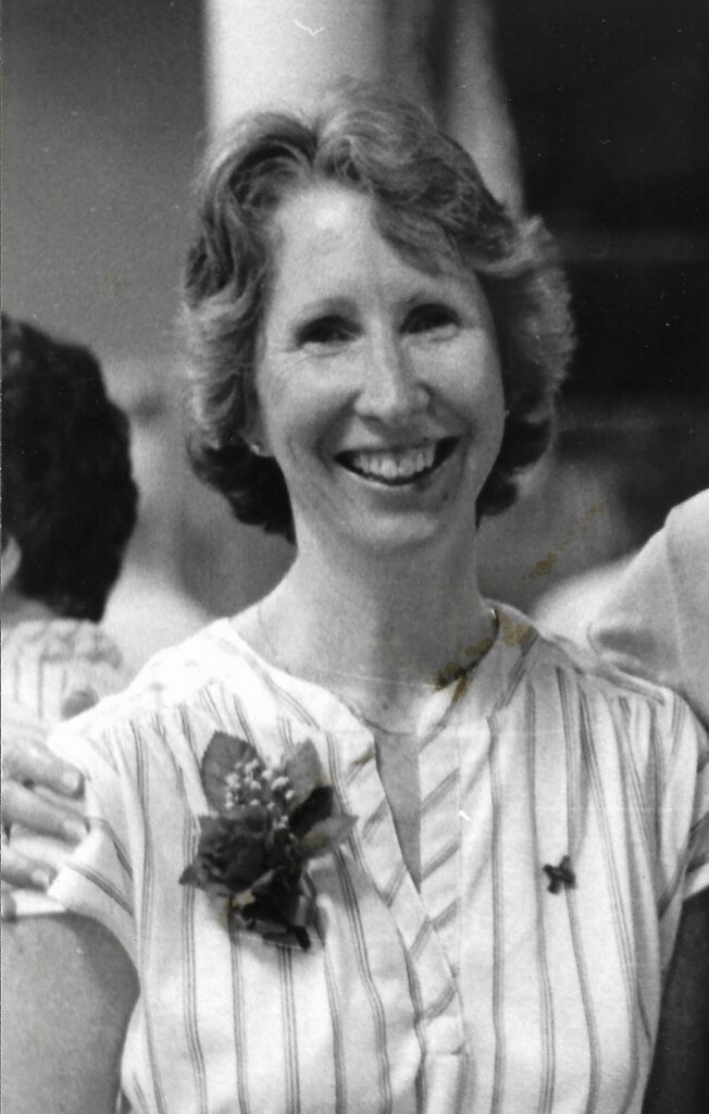 Sister Marna Rogers, SNDdeN in 1981, as she began her service in leadership for the SNDdeN Boston Province.