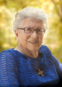 Sr. Julie Bellefeuille at her 80th Jubilee in 2016.