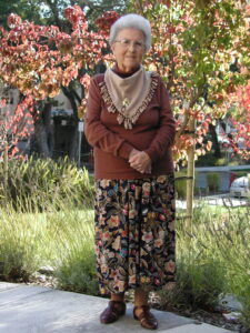 Sr. Julie Bellefeuille in the gardens of the Province Center in Belmont, CA. Sr. Julie Bellefeuille in the gardens of the Province Center in Belmont, CA.