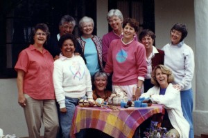 Sr. Maureen with a retreat group.