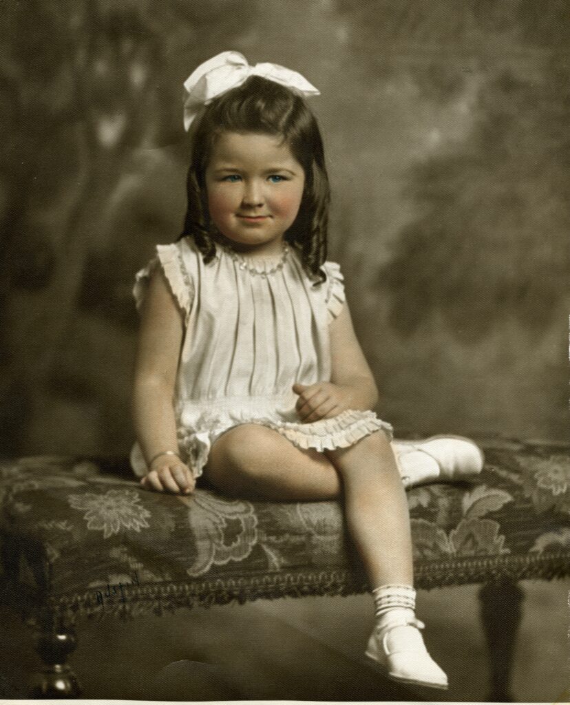 Sister Barbara Kavanaugh as a child