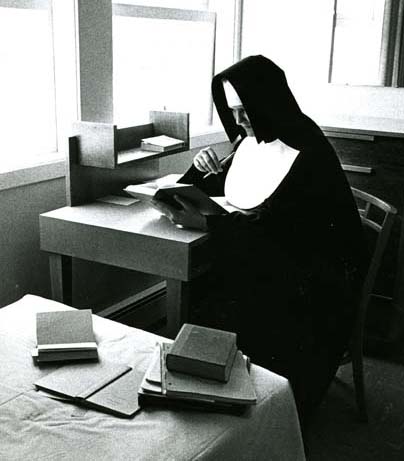 Sister Mavourneen McGinty, SNDdeN, then known as Sister Mary Arthu