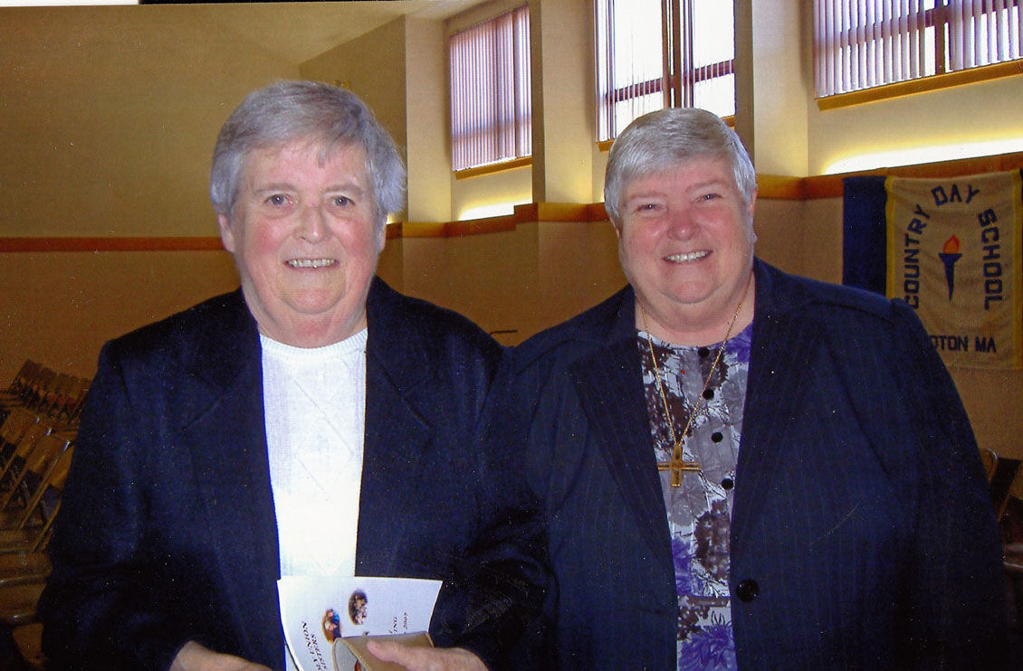 Sisters Mary Gill and Patricia Butler, SNDdeN