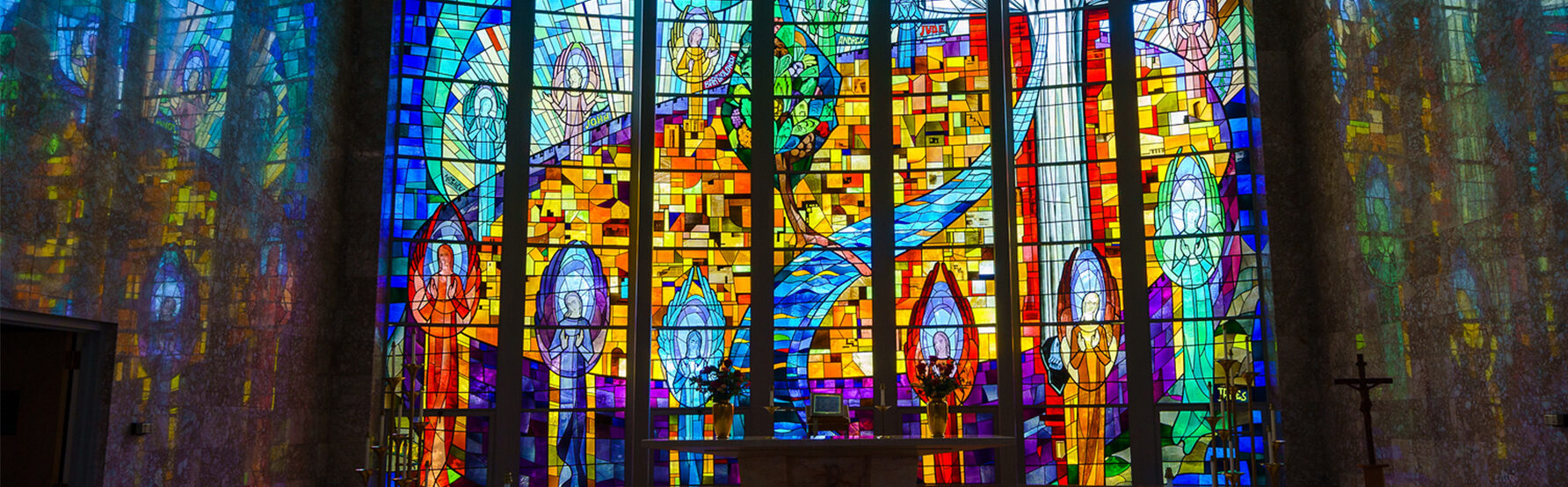 stained glass spirituality center
