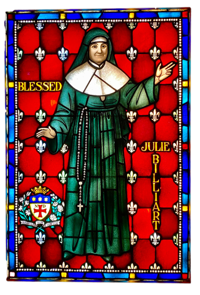 1804 Saint Julie Stained Glass