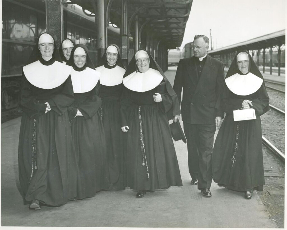 1950s Sisters arrive in Seattle on way to found St. Francis School in Seahurst, WA