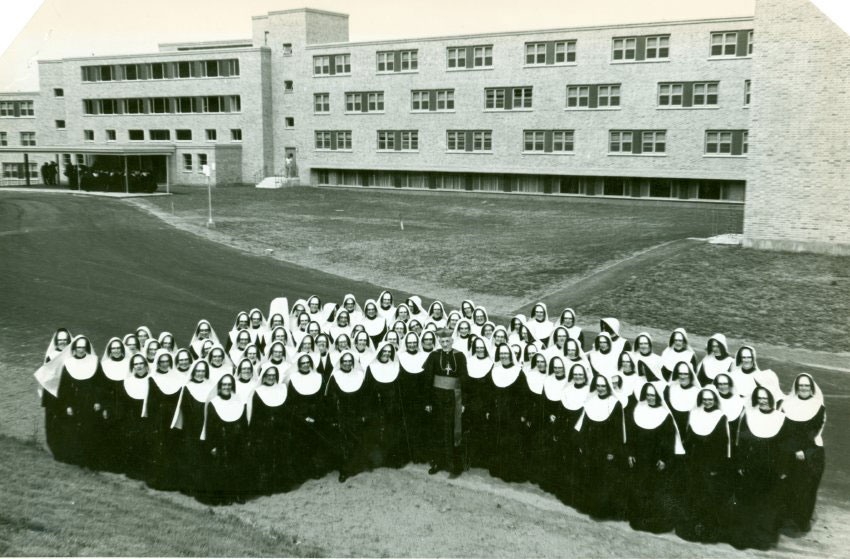 1959 Ipswich Novitiate Dedicated by Cardinal Cushing