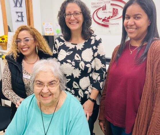 1997 NDEC Lawrence Staff and Sister Pauline Raposo, SNDdeN (Buisness Manager)