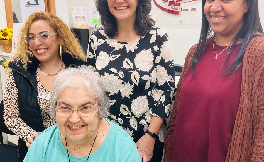 1997 NDEC Lawrence Staff and Sister Pauline Raposo, SNDdeN (Buisness Manager)
