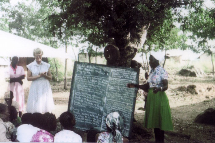 Overseas SR Ella Ruth teaching Africa