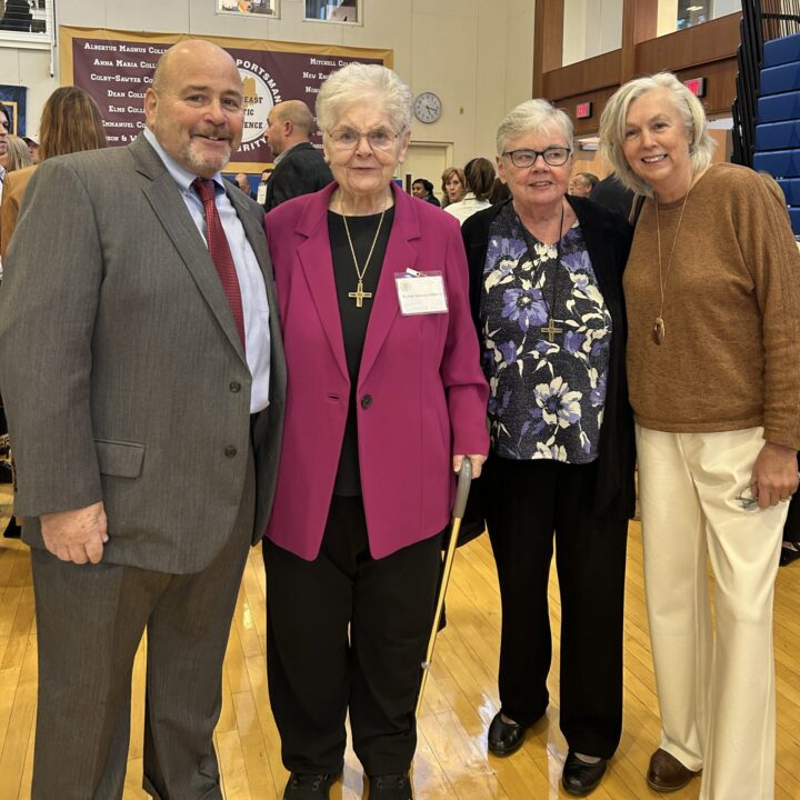 Joe Tower, Sr. Anne Donovan, SNDdeN, Sr. Kathleen Gallivan, SNDdeN, Tricia Tower