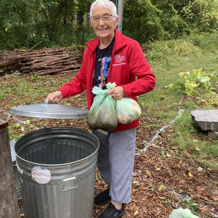 Sr. Ani Whibey composting 2