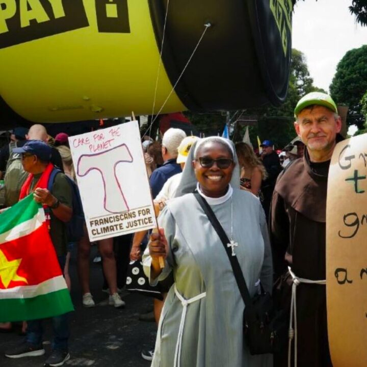 Sister Isabelle Izika at COP30 Nov 2025 SNdeN newsletter