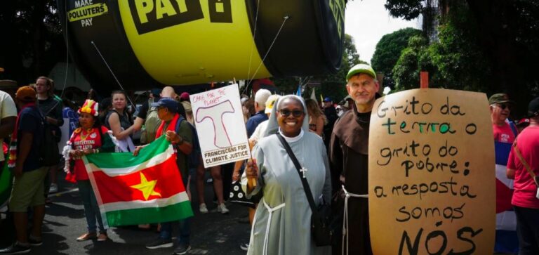 Sister Isabelle Izika at COP30 Nov 2025 SNdeN newsletter Sister Isabelle Izika at COP30 Nov 2025 SNdeN newsletter