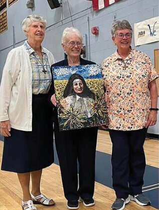 Notre Dame Sisters Kathleen Murphy, Leonore Coan, and Joanne Sullivan currently serve in various capacities at Notre Dame Academy, Tyngsborough. Pilot photo:courtesy Sisters of Notre Dame