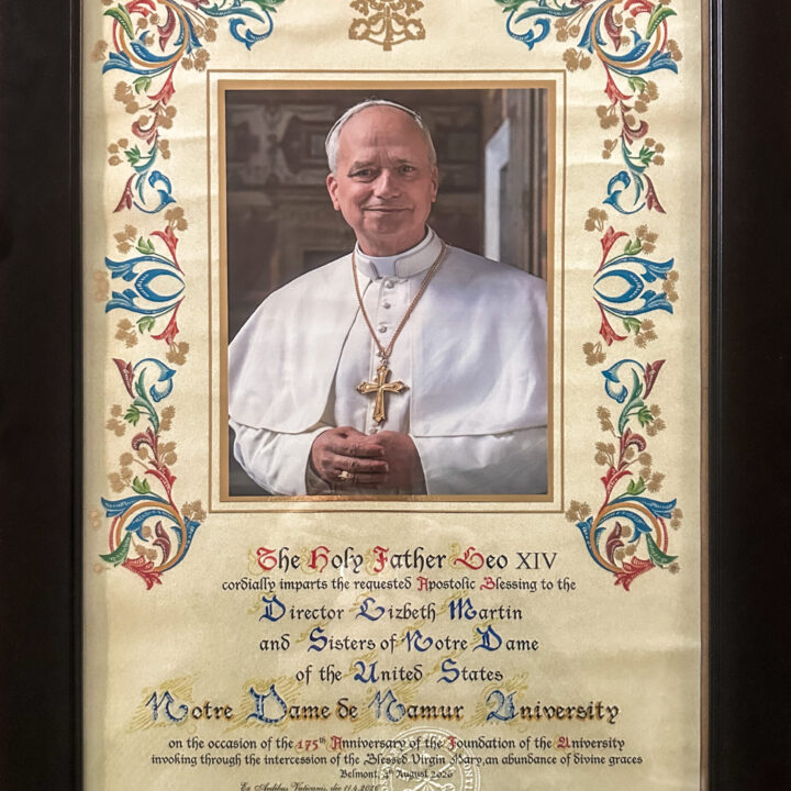 Apastolic Blessing 175 NDU Plaque