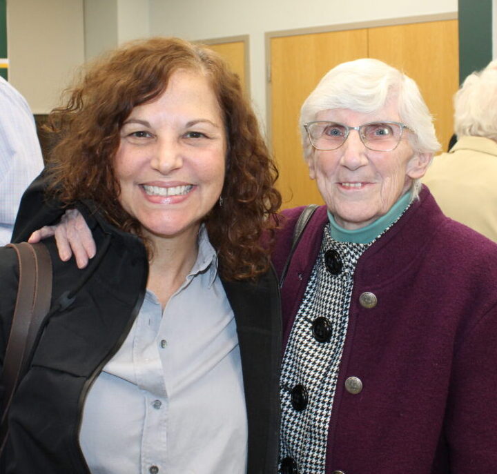 NDA alumna Andrea Salvidio Brewster '85 w Sister Ann Morrison