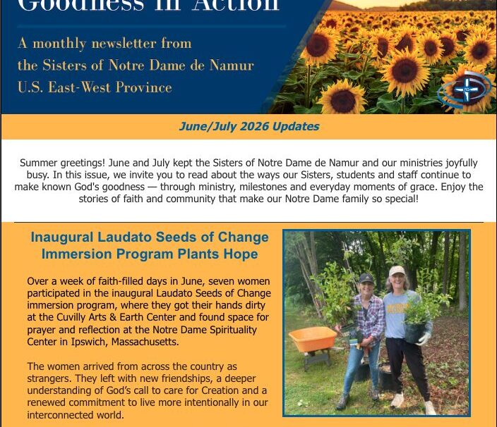 first page June July 2026 newsletter