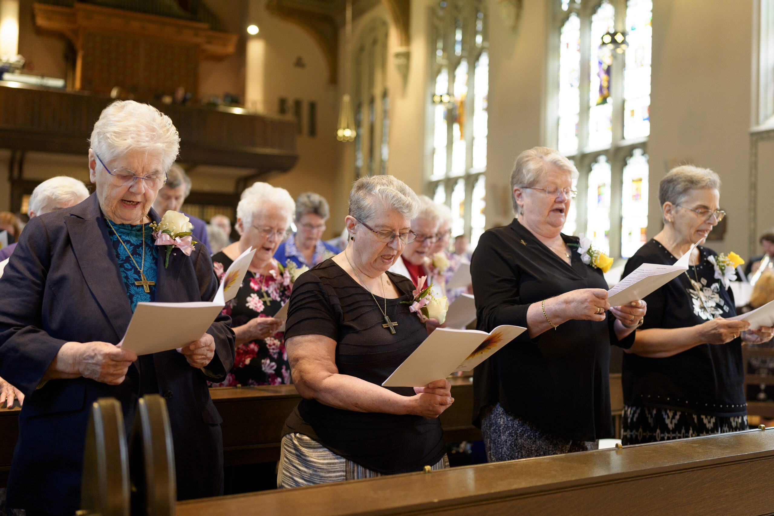 Jubilarians Singing