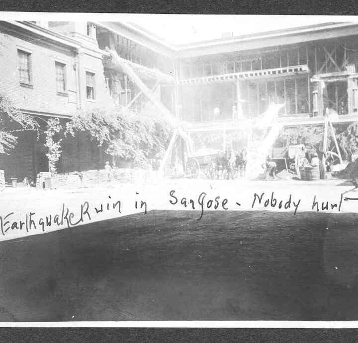 Calif San Jose Earthquake history 3 Nobody Hurt