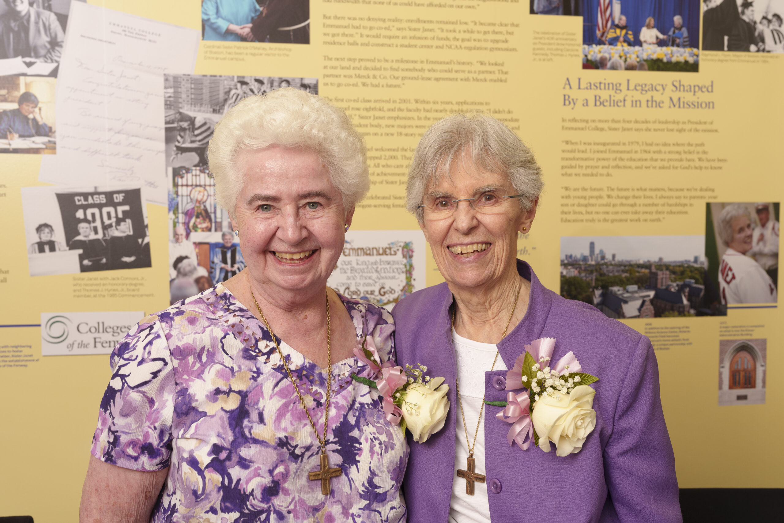 Sister Barbara Metz and Sister Mary T. Kelleher