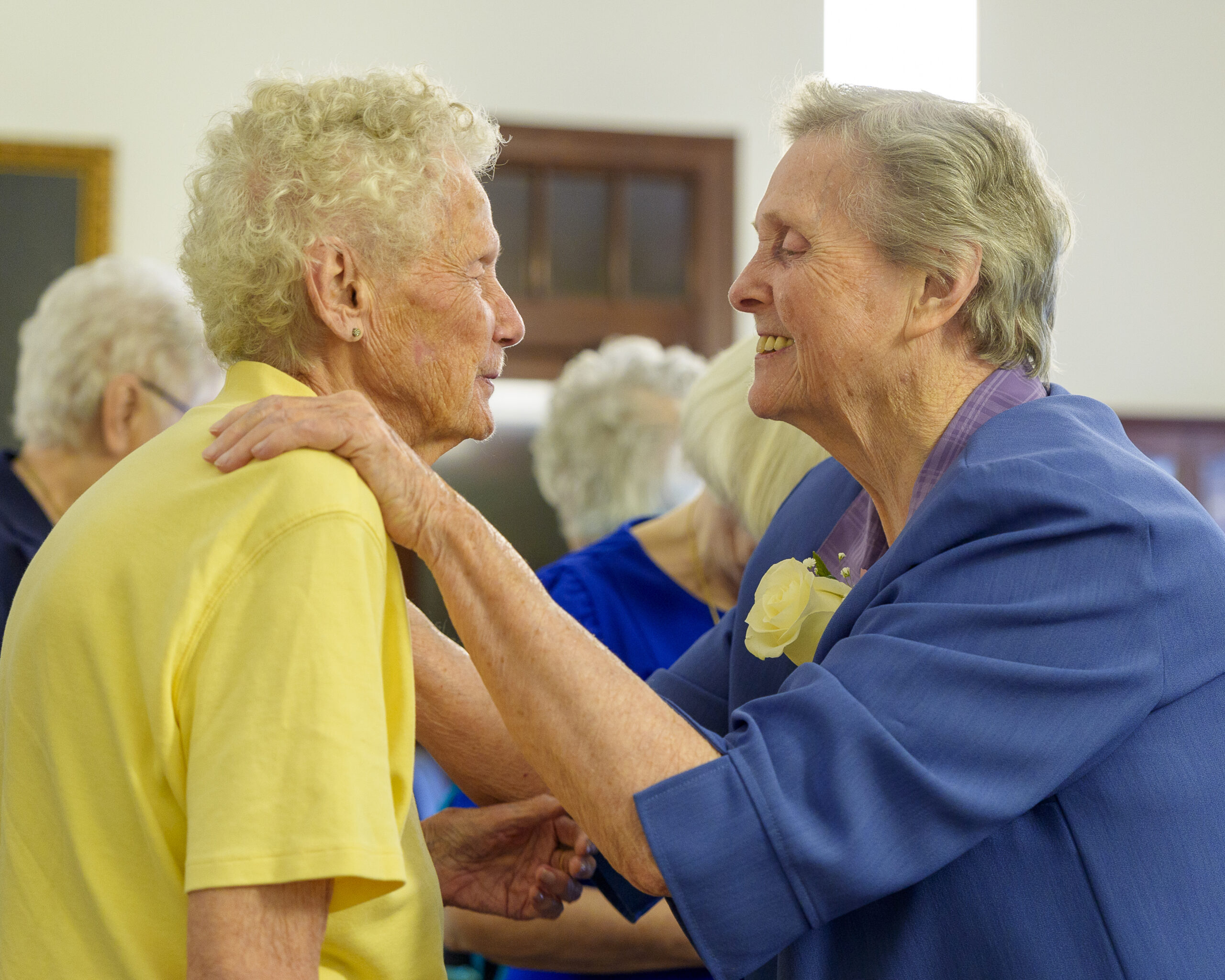 Sister McAndrews and Anne Stevenson