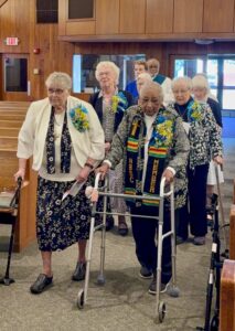 Jubilarians traveling down aisle Windsor Jubilee 2026