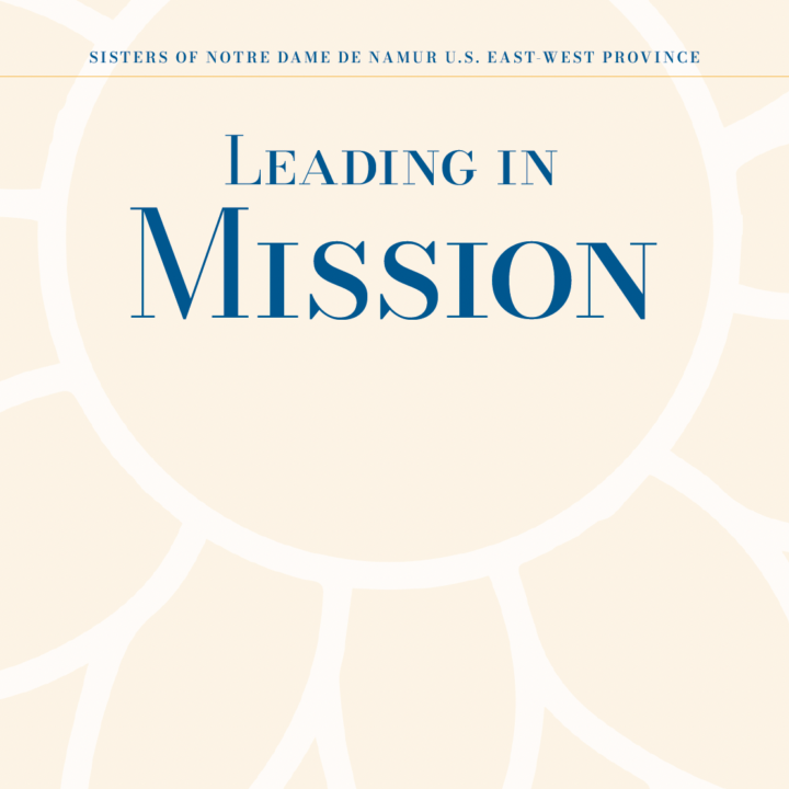 Leading in Mission, the title front page of booklet