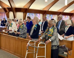 jubilarians in front pew Windsor Jubilee 2026
